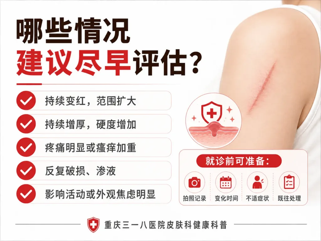 疤痕就医判断清单