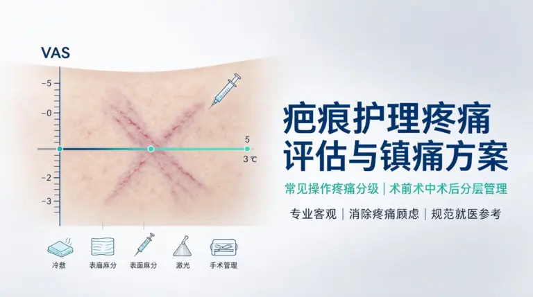 疤痕护理疼痛评估与镇痛方案科普封面图