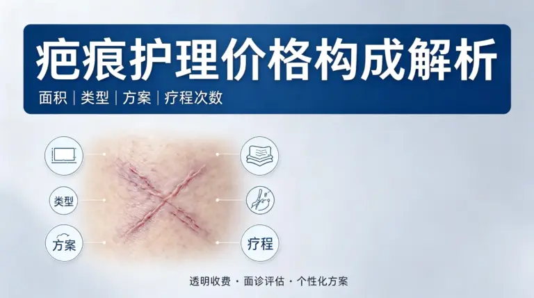 疤痕修复价格构成封面