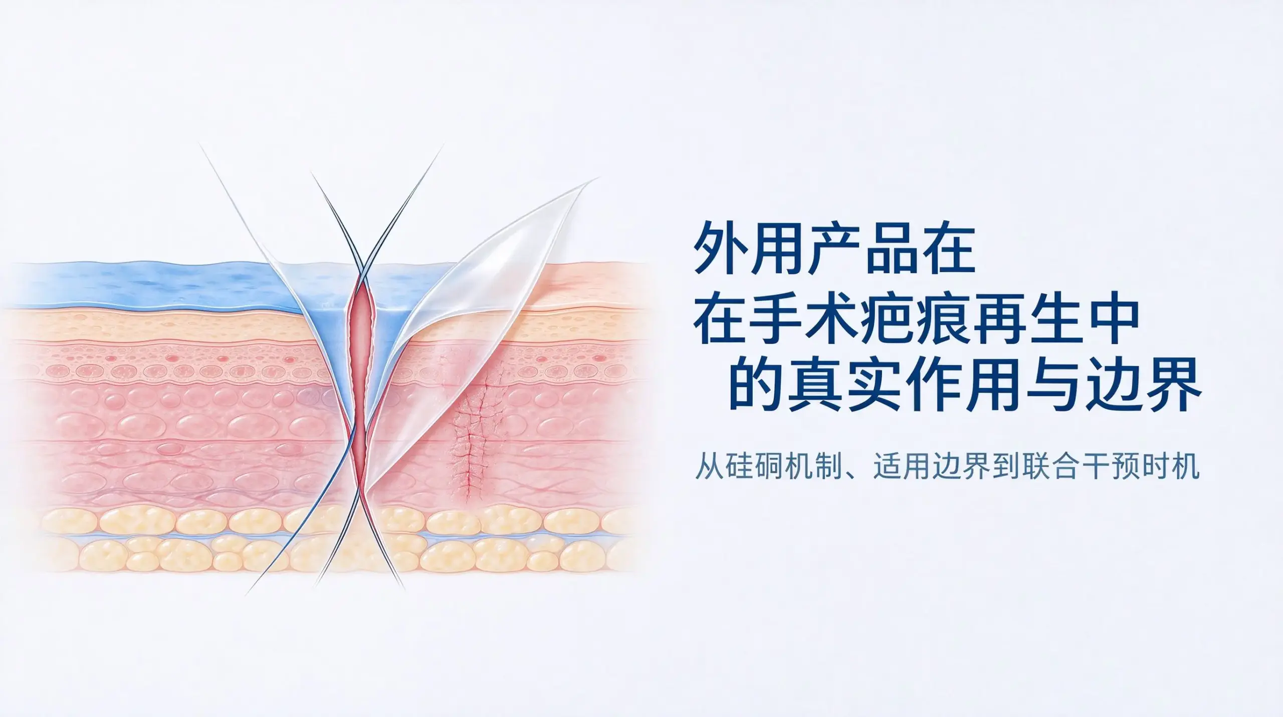 重庆三一八医院皮肤科科普,手术疤痕外用产品真实作用与边界,硅酮类疤痕药膏科普图